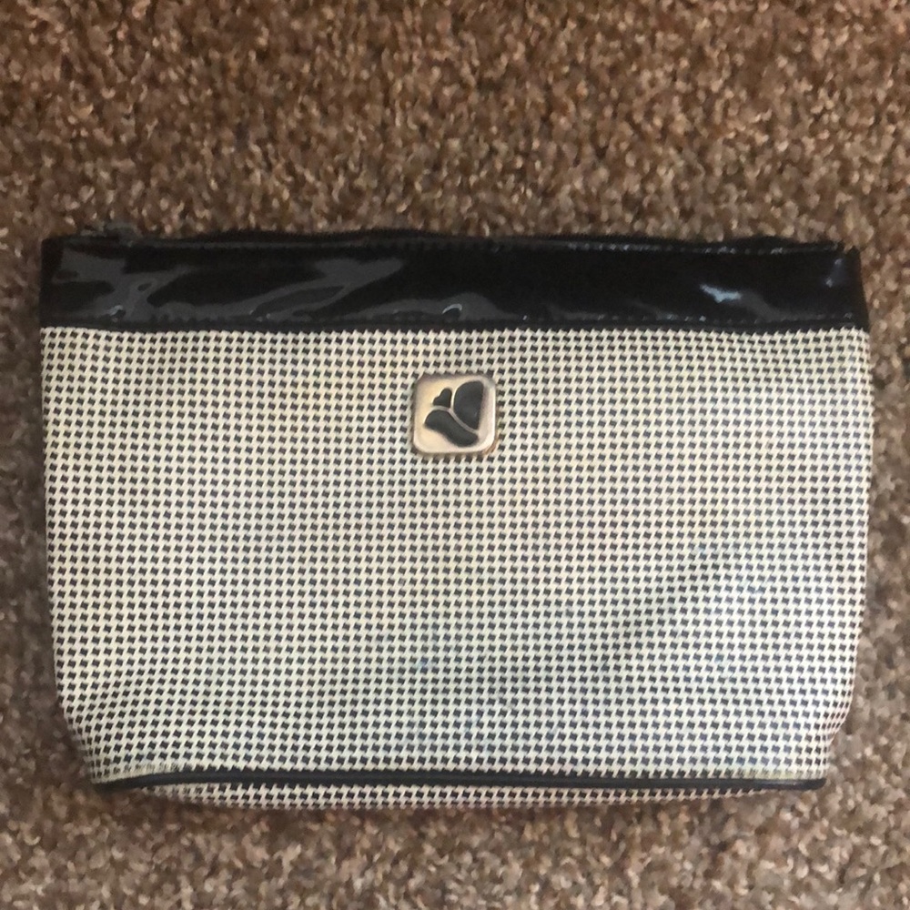 White & Black makeup Bag